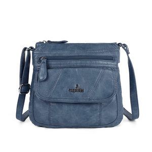 Angelkiss Small Crossbody Bag Leather Shoulder Purse Hobo :[